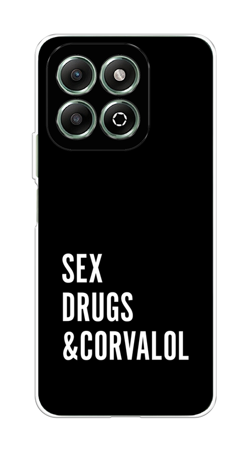 

Чехол на Honor X6b "Corvalol", Черный;серый;белый, 6124950-1
