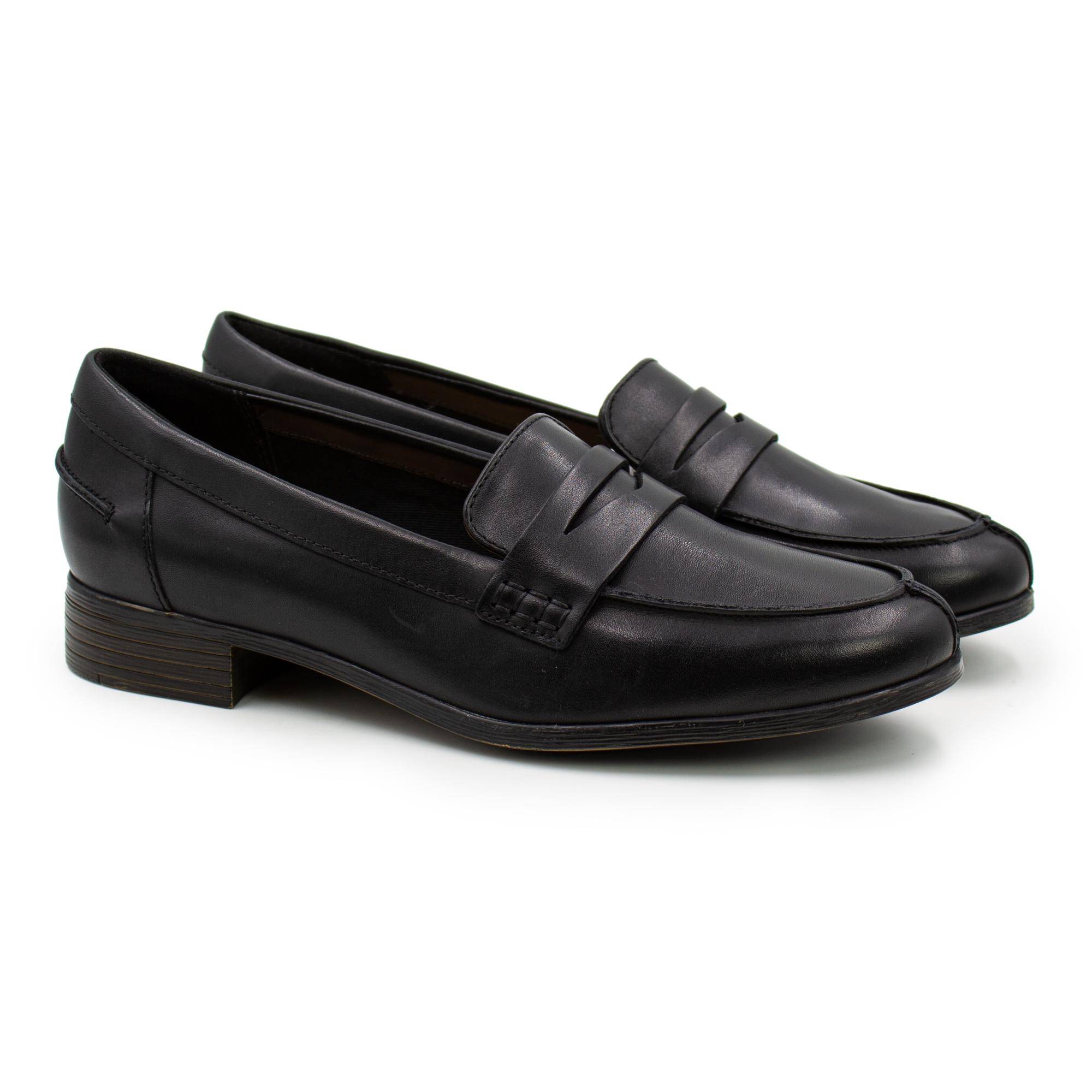 Лоферы женские Clarks Hamble Loafer 26147739 черные 36 EU