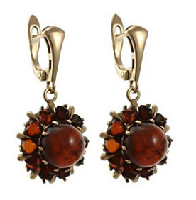 

Серьги из серебра с янтарем Darvin 929042334AB, 929042334AB