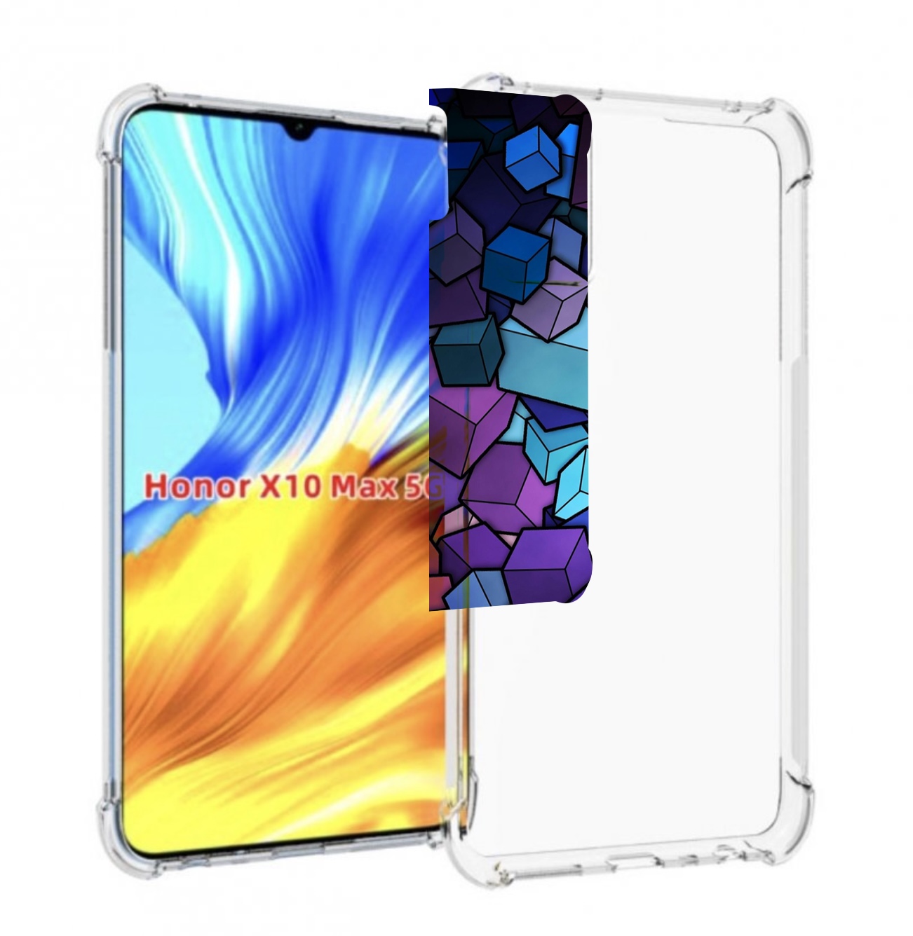 

Чехол MyPads лепестки для Honor X10 Max, Прозрачный, Tocco