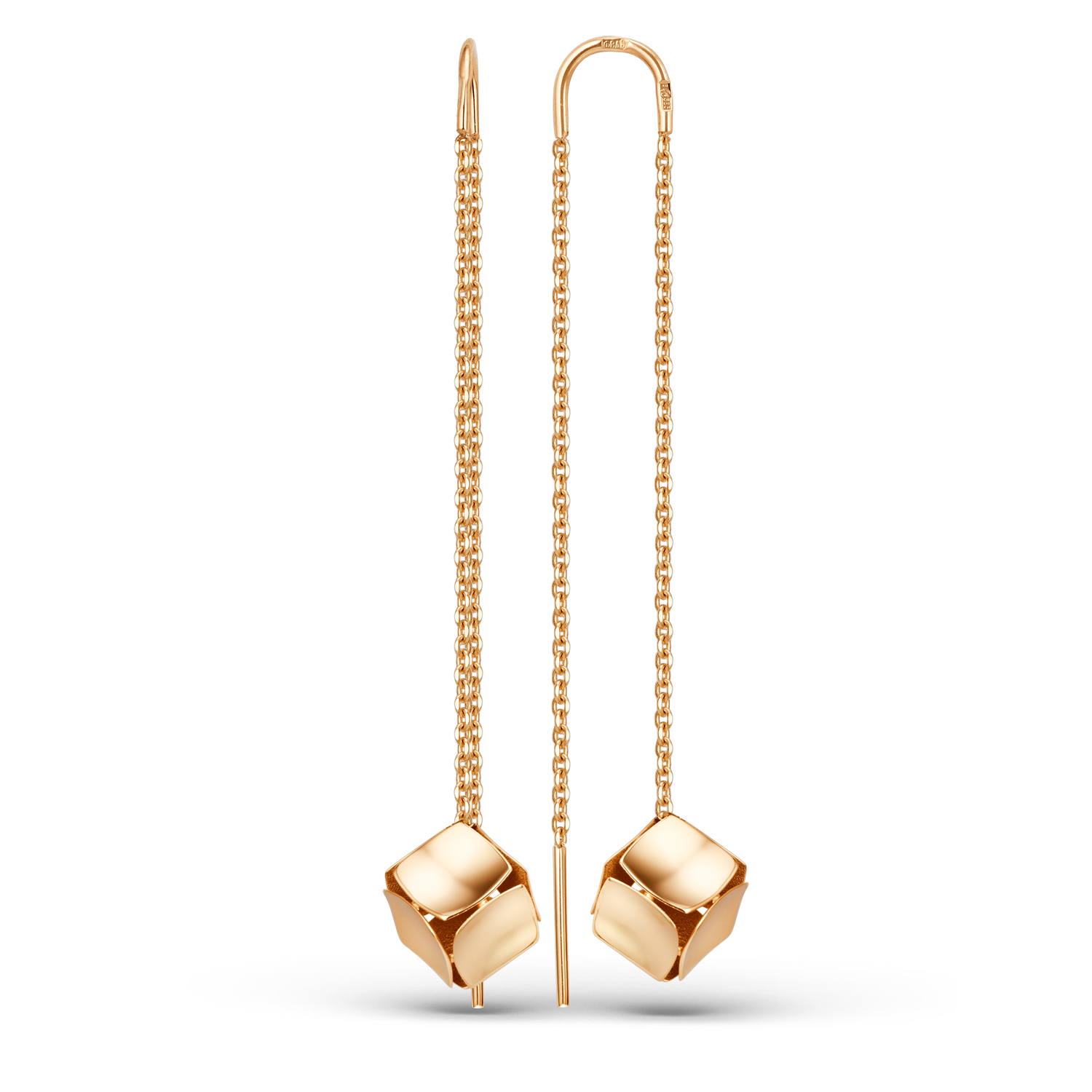 

Серьги продевки из золота DINASTIA.GOLD 900772, 900772