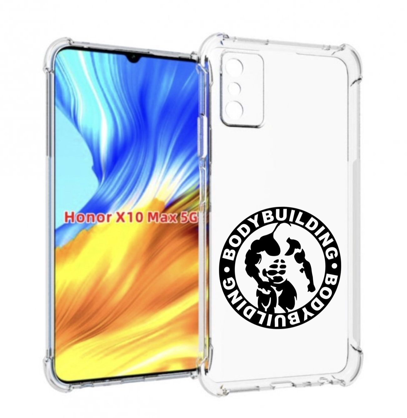

Чехол MyPads бодибилдинг для Honor X10 Max, Прозрачный, Tocco