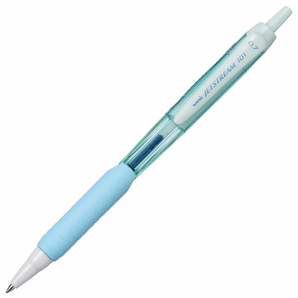 Ручка шариковая Uni JetStream автоматическая, масляная, синяя