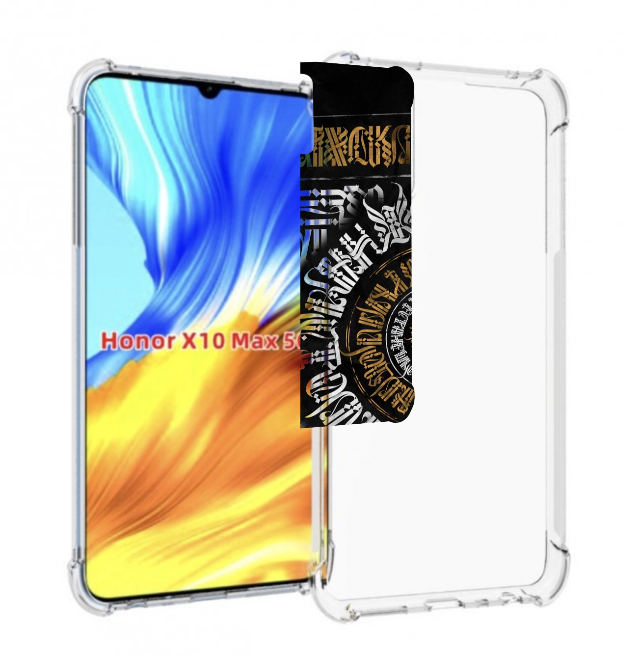 

Чехол MyPads лампас для Honor X10 Max, Прозрачный, Tocco
