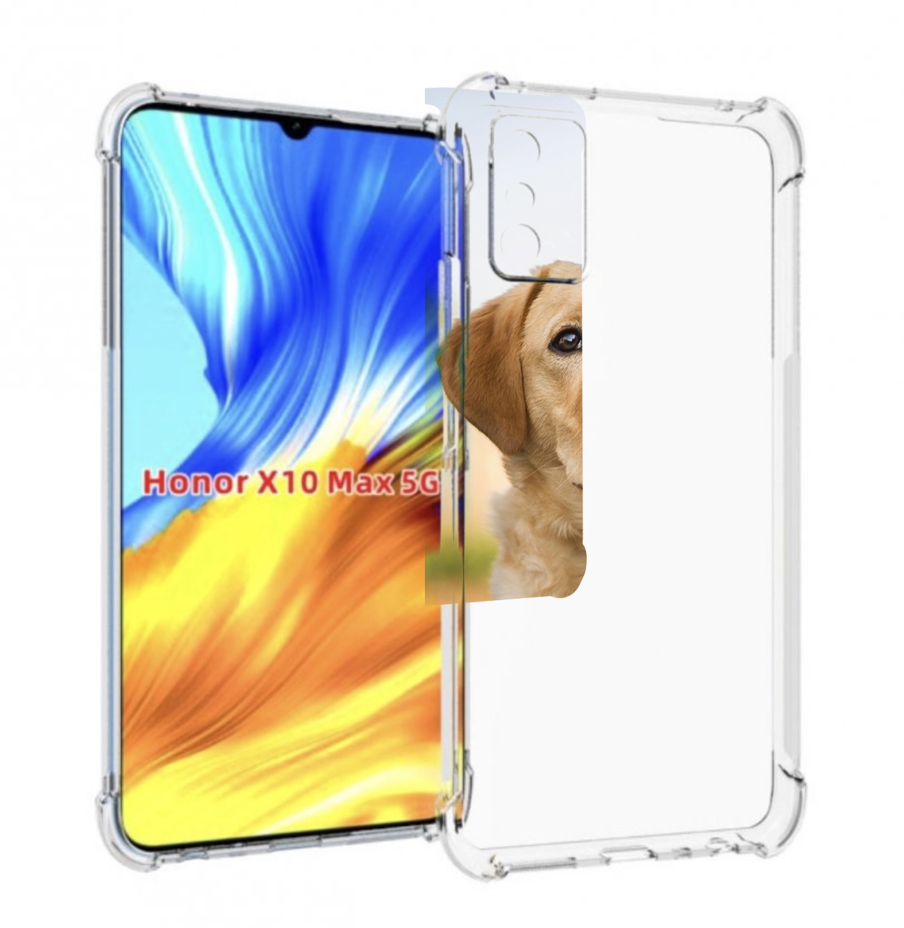 

Чехол MyPads лабрадор ретривер для Honor X10 Max, Прозрачный, Tocco