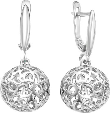 

Серьги из серебра Серебро России S-0004R-59330, S-0004R-59330