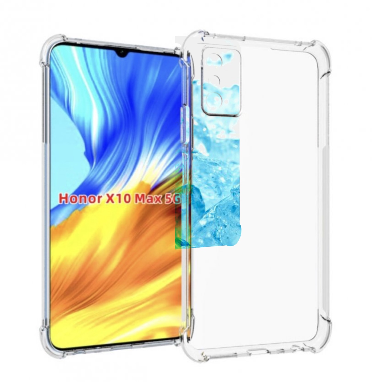 

Чехол MyPads кусочки-льда для Honor X10 Max, Прозрачный, Tocco
