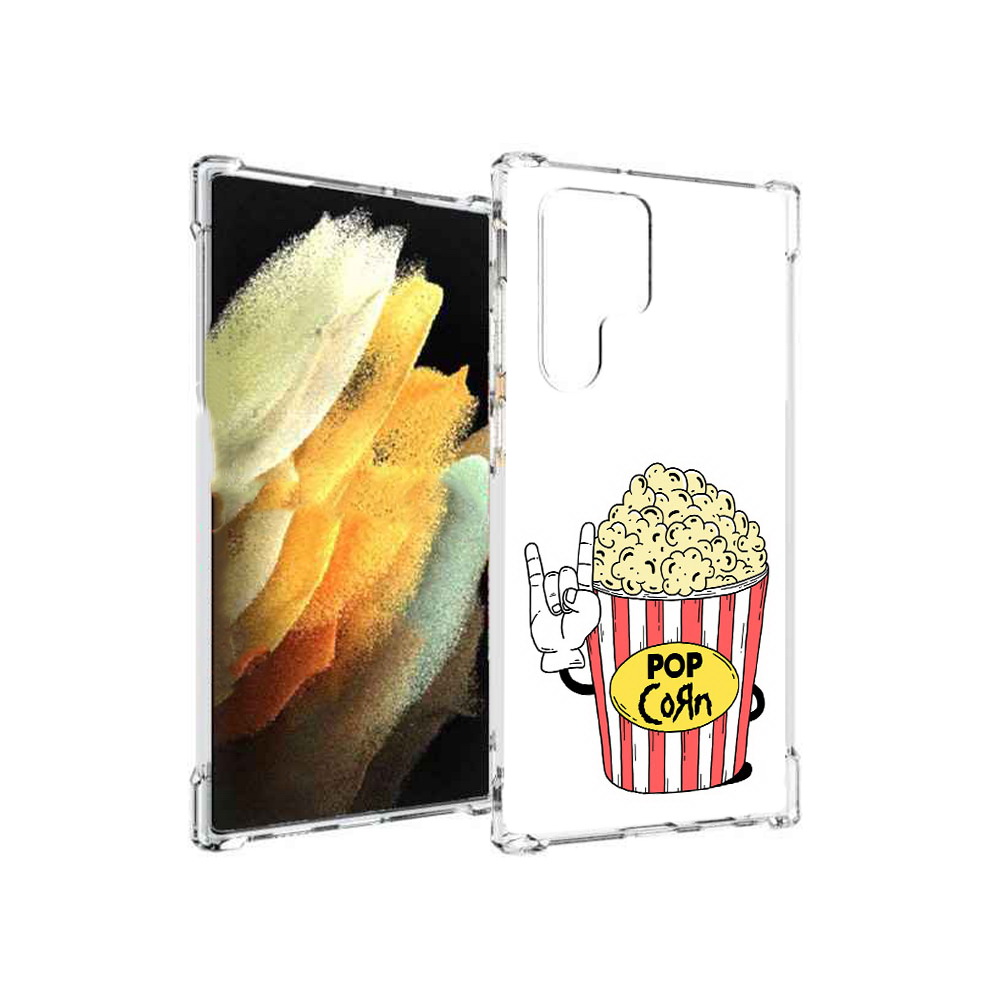 Чехол MyPads Tocco для Samsung Galaxy S22 Ultra крутой попкорн (PT172602.555.427)