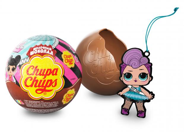 

Шоколадный шар Chupa Chups LOL Surprise! с сюрпризом, 20 г
