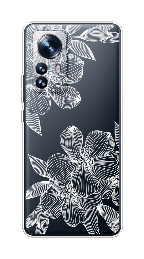 

Чехол на Xiaomi 12 "Крокус", Белый;прозрачный, 316050-1