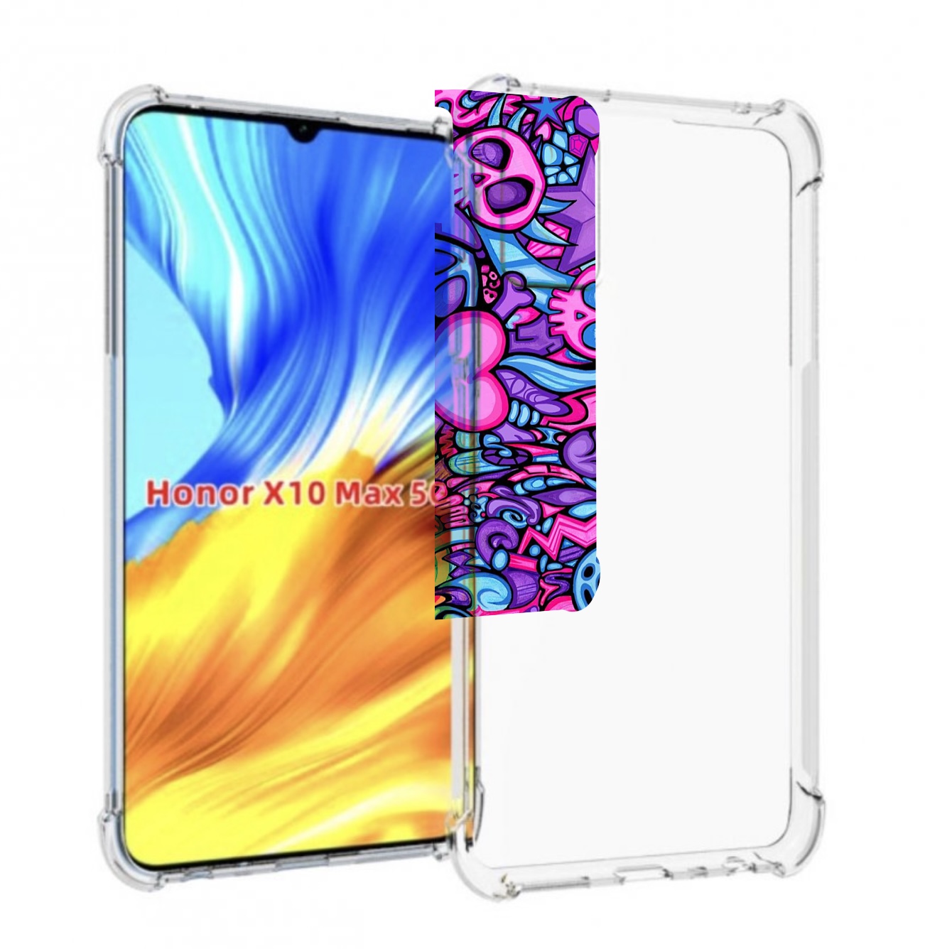 

Чехол MyPads крутой-паттерн для Honor X10 Max, Прозрачный, Tocco