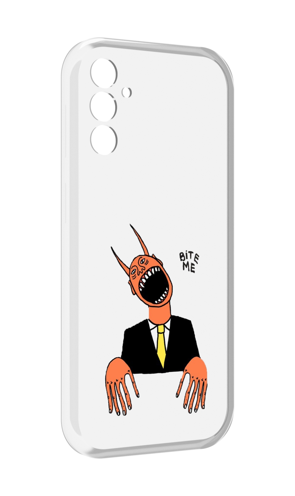 

Чехол MyPads странный чертик с длинными пальцами для Samsung Galaxy M13, Прозрачный, Tocco