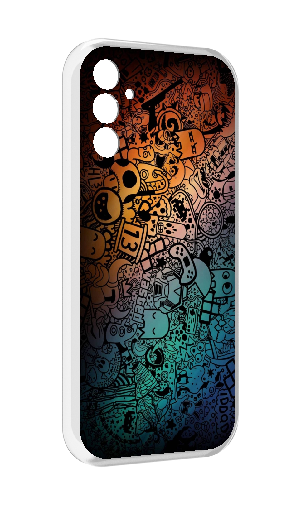Чехол MyPads стикеты в тени для Samsung Galaxy M13