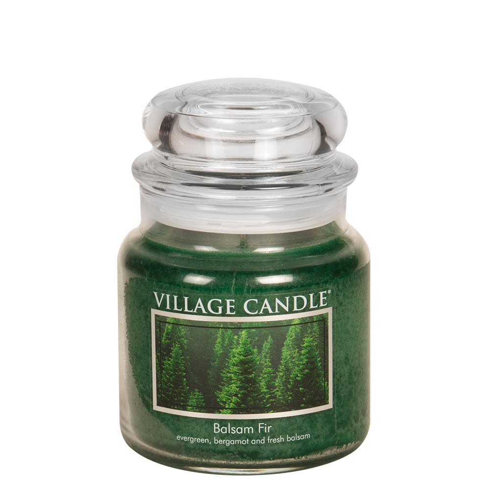 фото Ароматическая свеча village candle "balsam fir", средняя