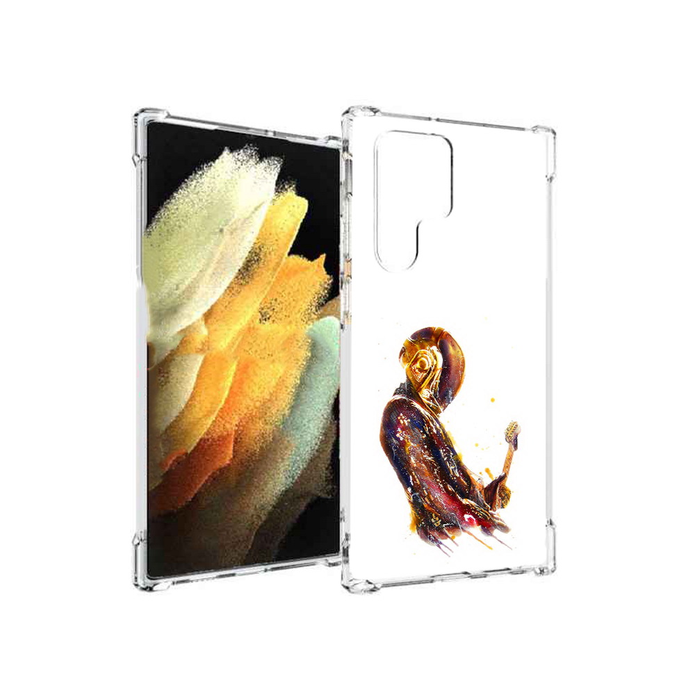 

Чехол MyPads Tocco для Samsung Galaxy S22 Ultra космо-музыкант (PT172602.555.393), Прозрачный, Tocco