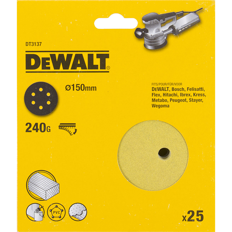

Диск DEWALT D 150 мм Р240 (DEWALT)