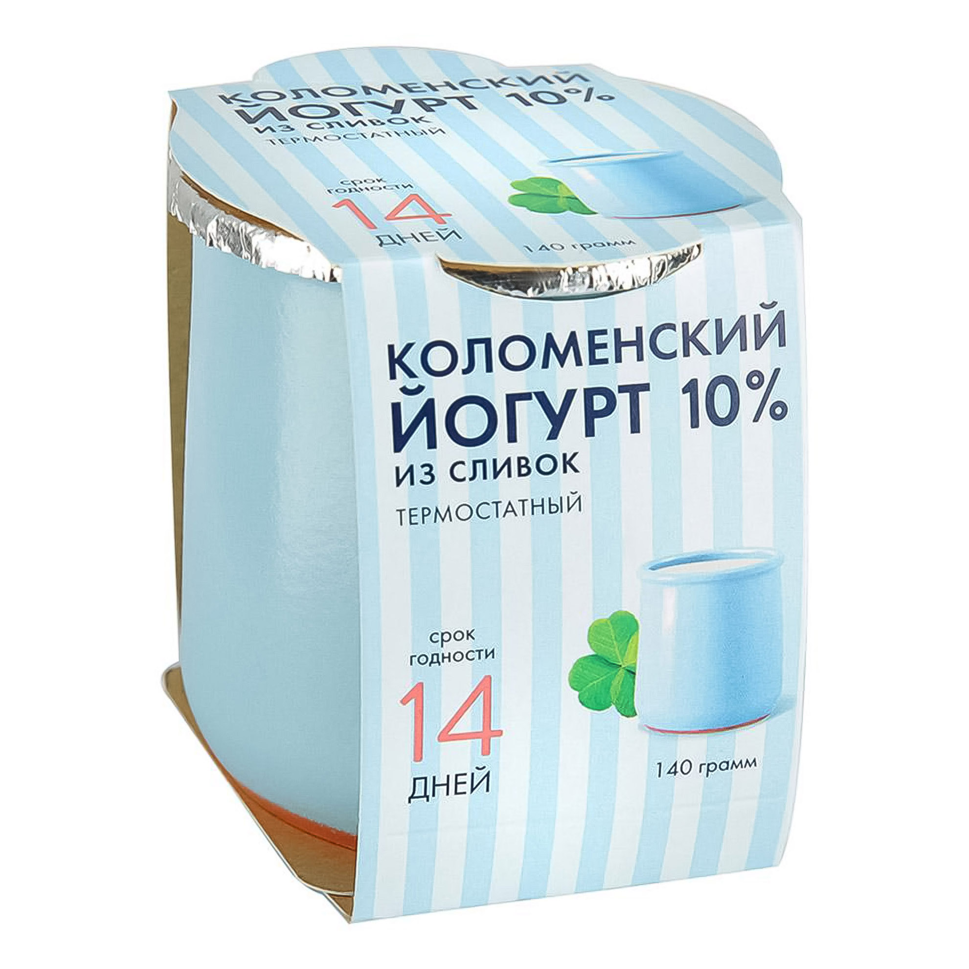 

Йогурт Коломенское молоко из сливок 10% БЗМЖ 140 г