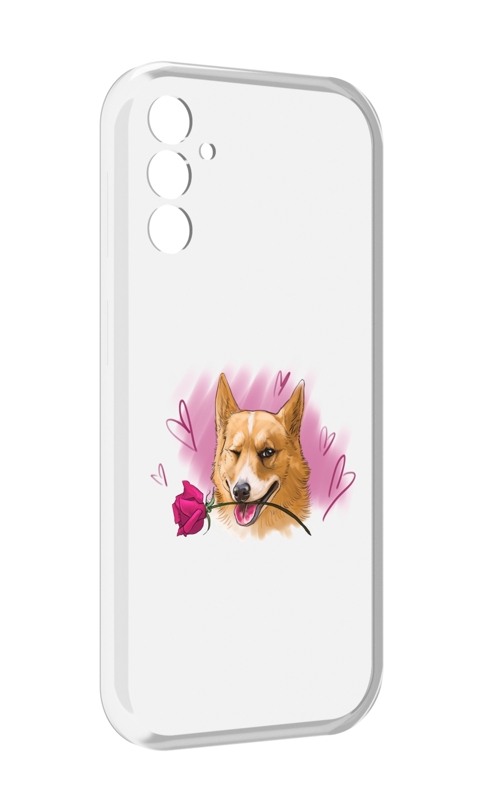 

Чехол MyPads собачка-с-розочкой для Samsung Galaxy M13, Прозрачный, Tocco