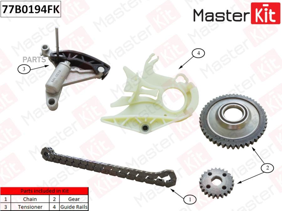

Комплект Цепи Привода Масляного Насоса Bmw F20 F30 N20 MasterKit 77b0194fk