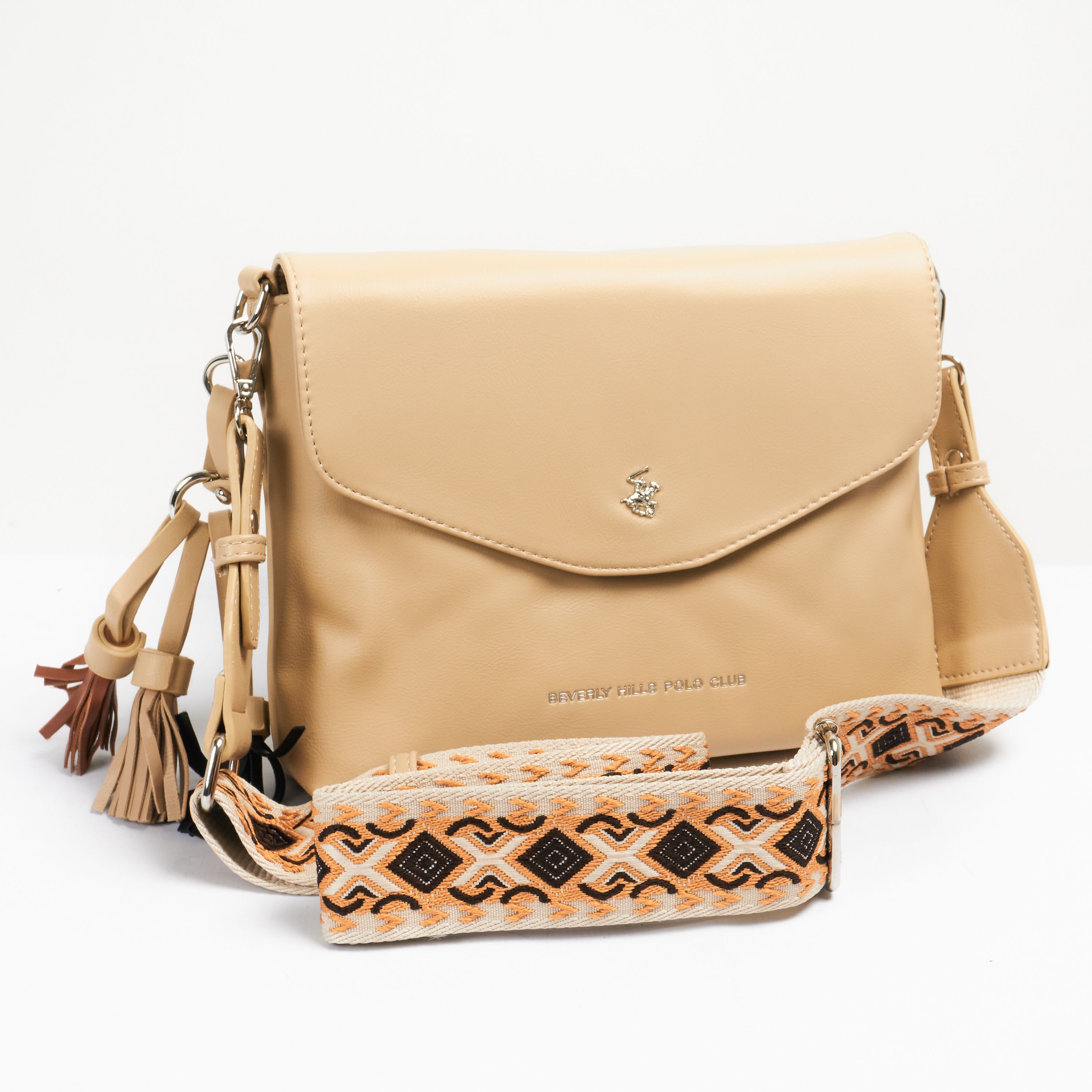

Сумка женская Beverly Hills Polo Club BH-3073, бежевый, BH-3073