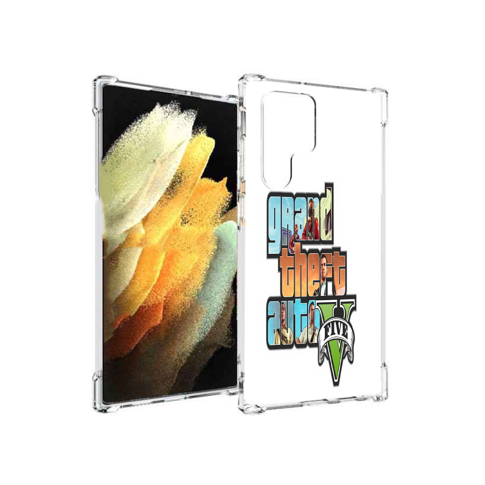 

Чехол MyPads Tocco для Samsung Galaxy S22 Ultra игра гта (PT172602.555.373), Прозрачный, Tocco