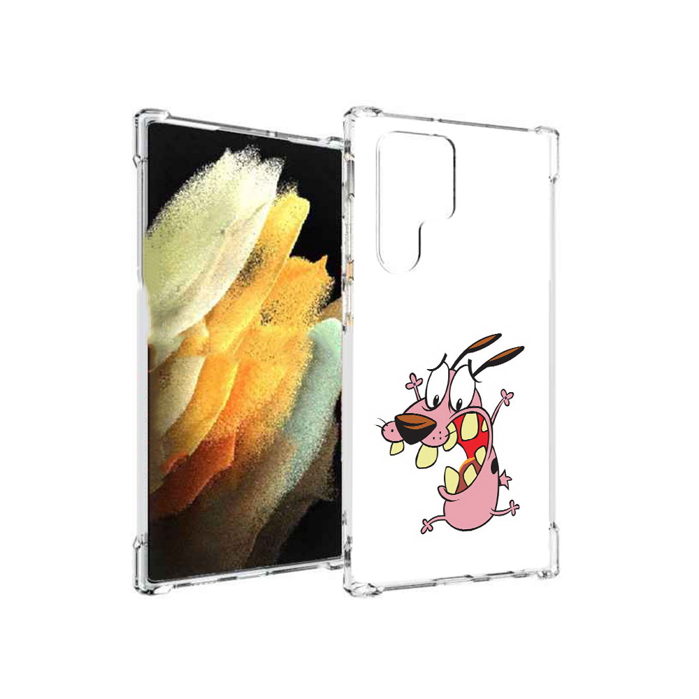 

Чехол MyPads Tocco для Samsung Galaxy S22 Ultra зубастый бобик (PT172602.555.371), Прозрачный, Tocco