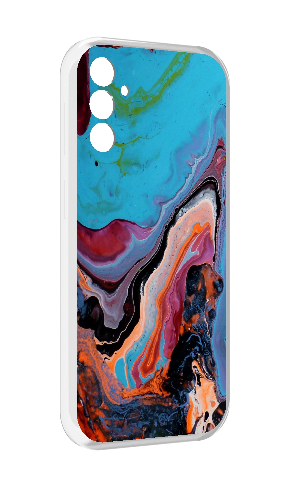

Чехол MyPads смешанные краски для Samsung Galaxy M13, Прозрачный, Tocco