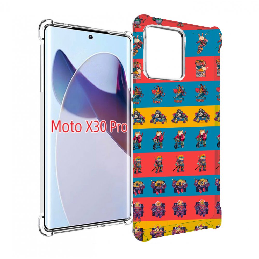 

Чехол MyPads много стикеров для Motorola Moto X30 Pro, Прозрачный, Tocco