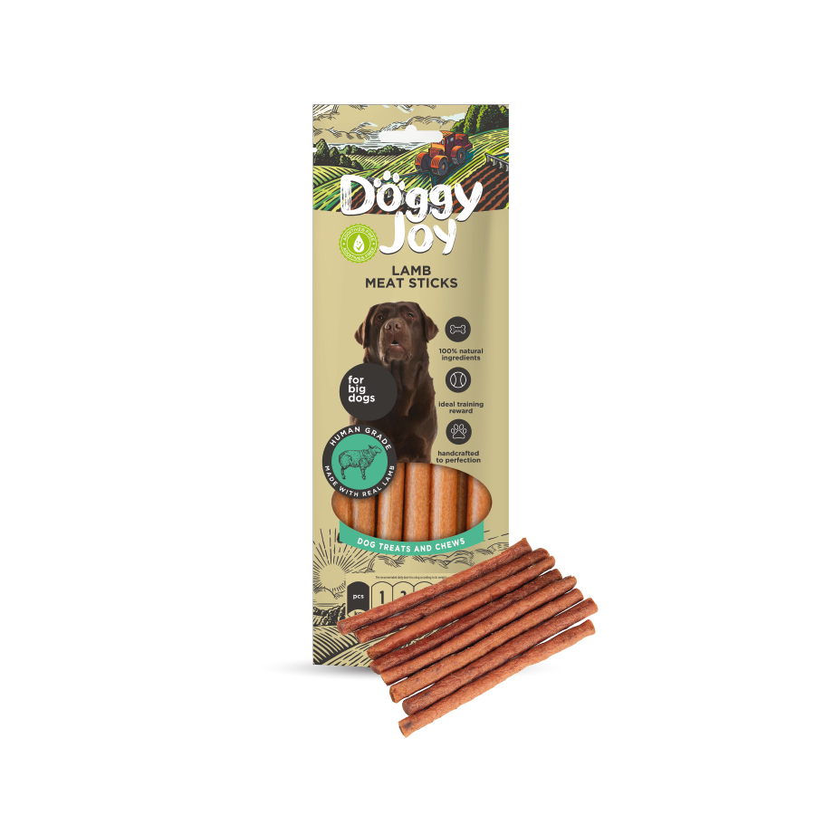 Лакомство для собак Doggy Joy Мясные колбаски из ягненка, 45 г