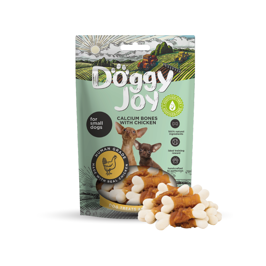 Лакомство для собак Doggy Joy Кальциевые косточки с курицей, 55 г