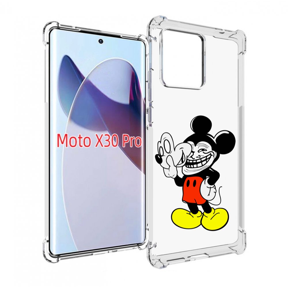 

Чехол MyPads микки-маус-троллер для Motorola Moto X30 Pro, Прозрачный, Tocco