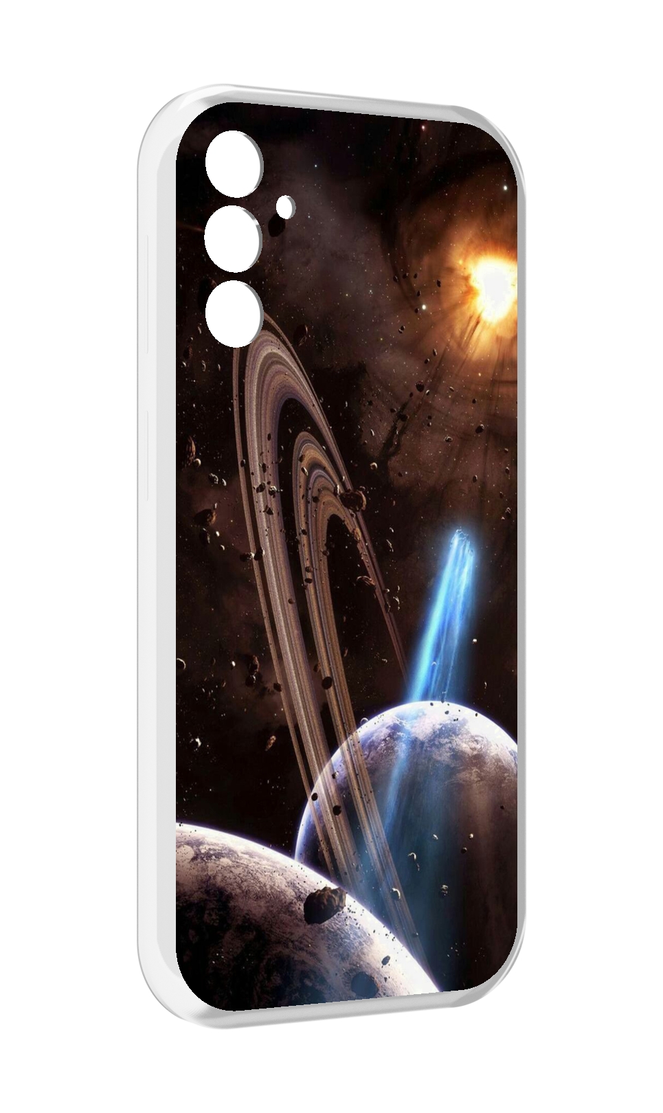 

Чехол MyPads сатурн в космосе для Samsung Galaxy M13, Прозрачный, Tocco