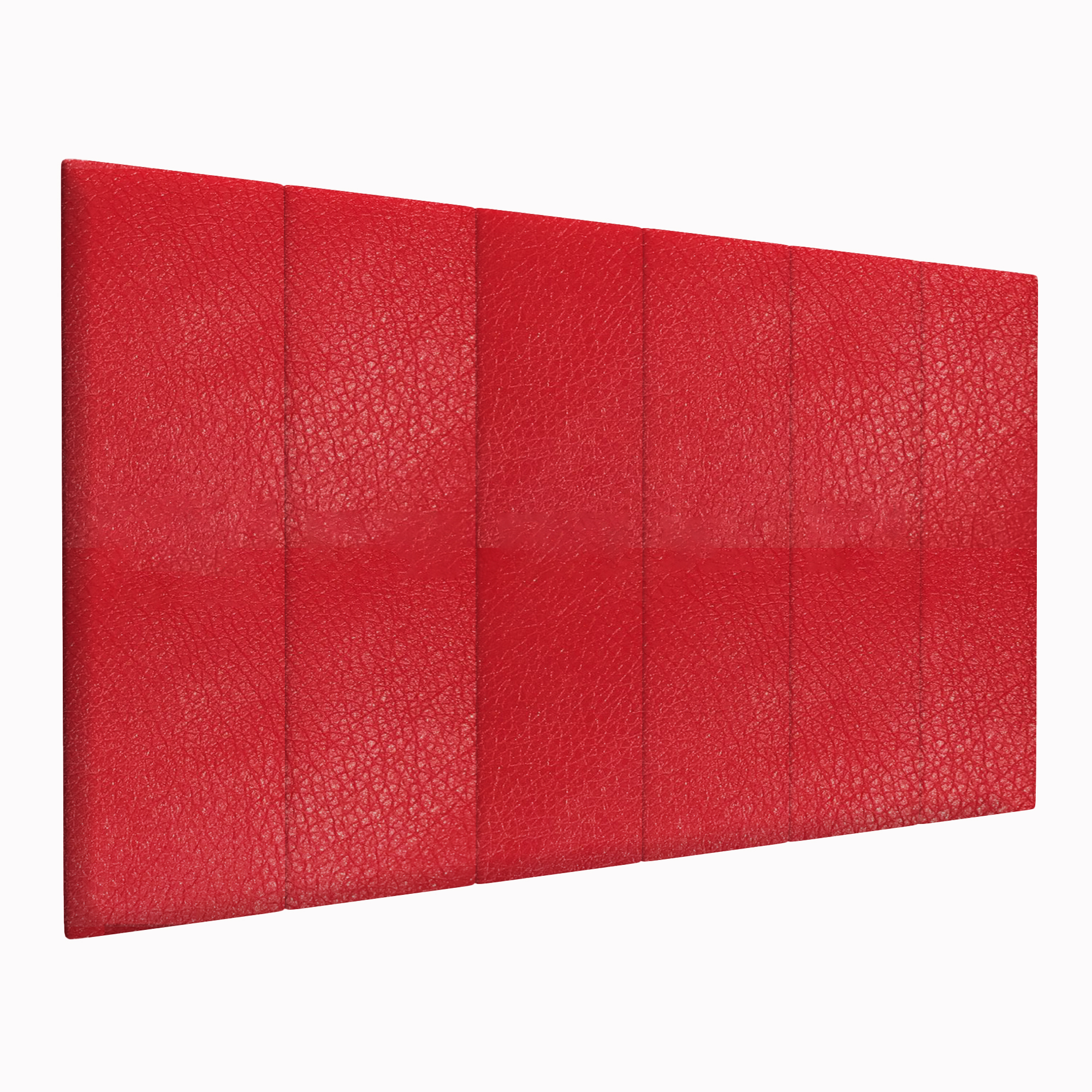 фото Шумо звукоизоляционные мягкие панели eco leather red 30х100 см 1 шт. tartilla