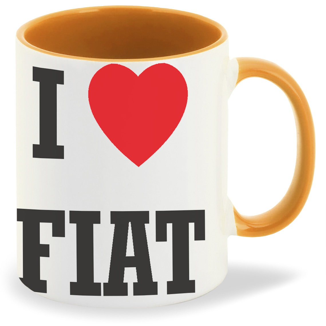 

Кружка CoolPodarok Авто I love Fiat, Авто I love Fiat
