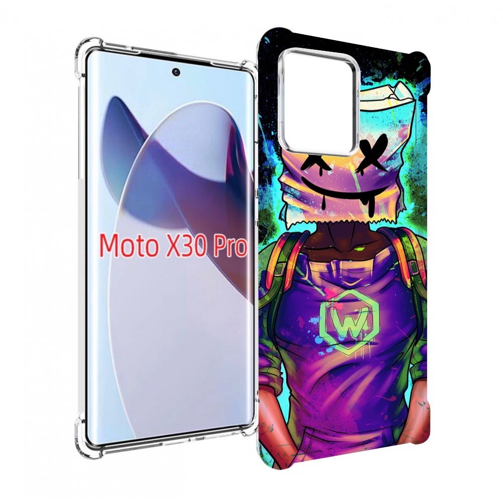 

Чехол MyPads маршмеллоу-глитч для Motorola Moto X30 Pro, Прозрачный, Tocco