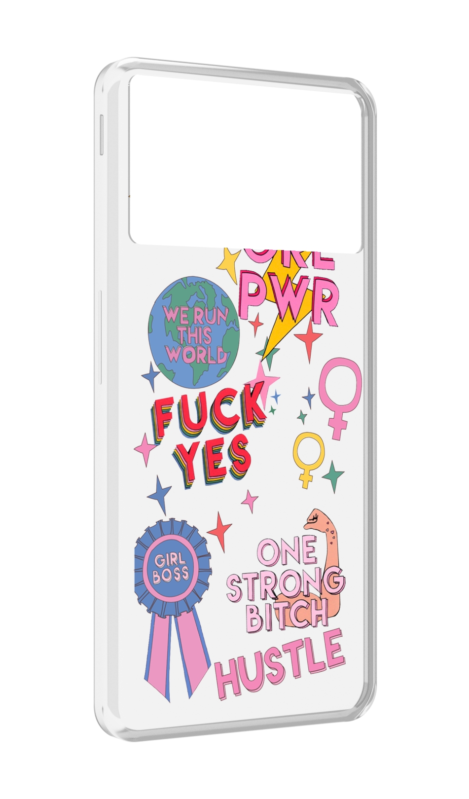 

Чехол MyPads девушки-боссы женский для ZTE Nubia Z40S Pro, Прозрачный, Tocco