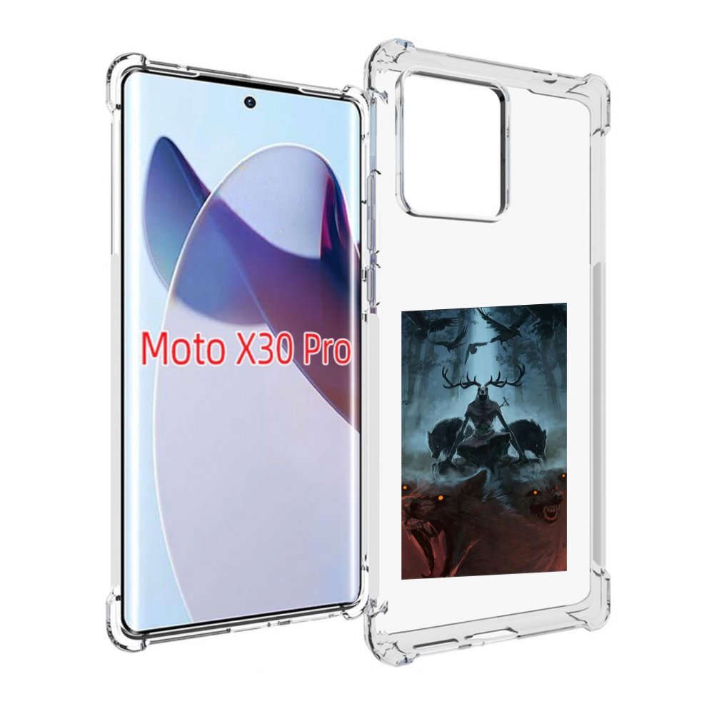 

Чехол MyPads лось демон для Motorola Moto X30 Pro, Прозрачный, Tocco
