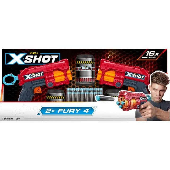 Бластер X-Shot Excel Fury 4, 2022-S002