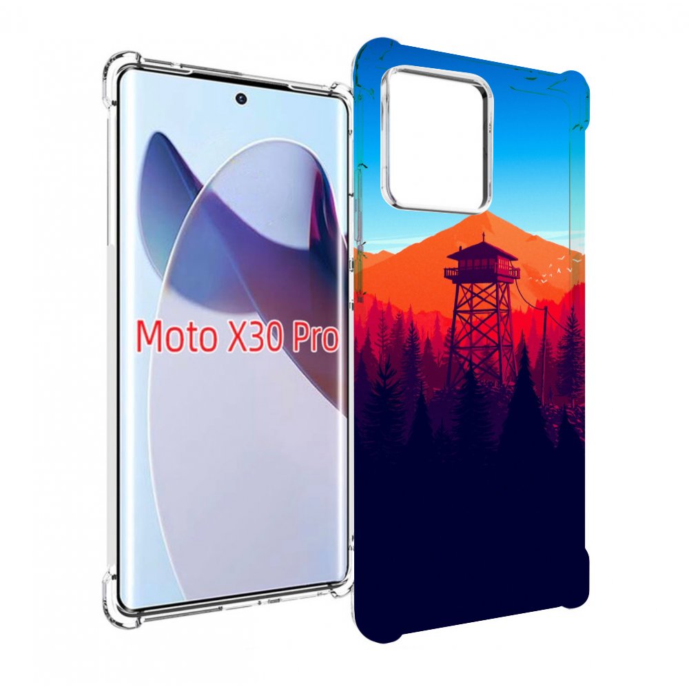 

Чехол MyPads лес с оранжевыми горами для Motorola Moto X30 Pro, Прозрачный, Tocco