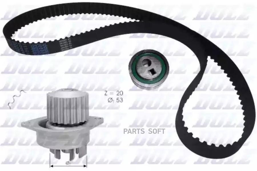 

Ремкомплект ГРМ с водяным насосом Citroen Berlingo / Berlingo First/Xsara/Xsara Break 86>1
