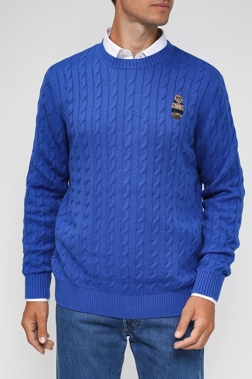 

Джемпер мужской D.Molina DM2308T14107-005 синий XL, DM2308T14107-005