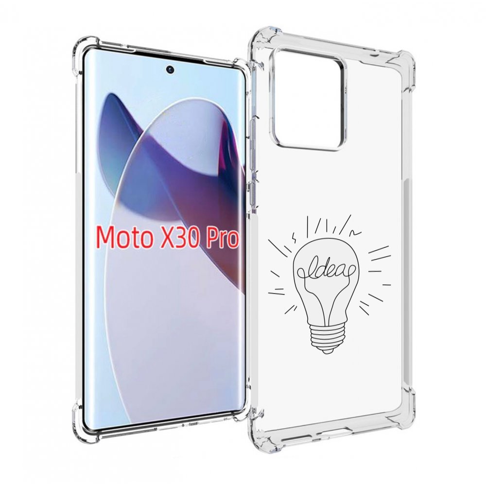 Чехол MyPads лампочка-с-идеей для Motorola Moto X30 Pro