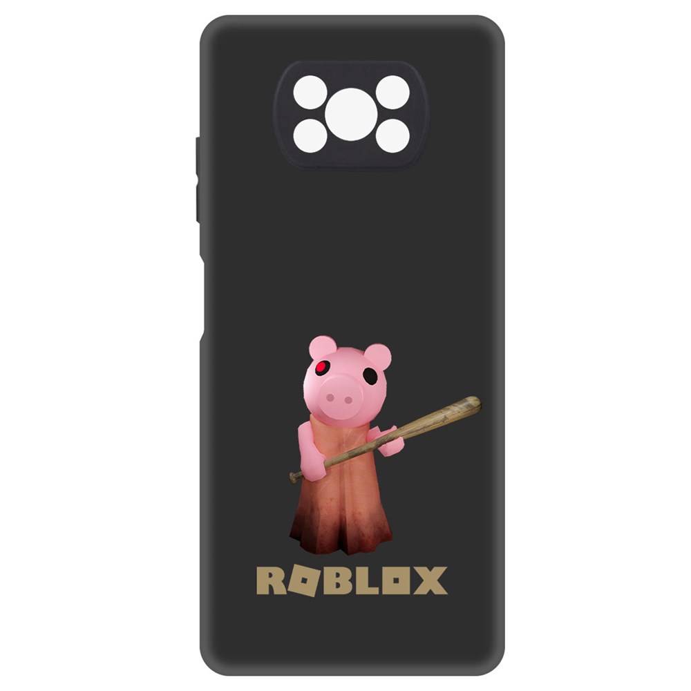 

Чехол-накладка Софт Roblox-Пигги для Xiaomi Poco X3 Pro, Черный