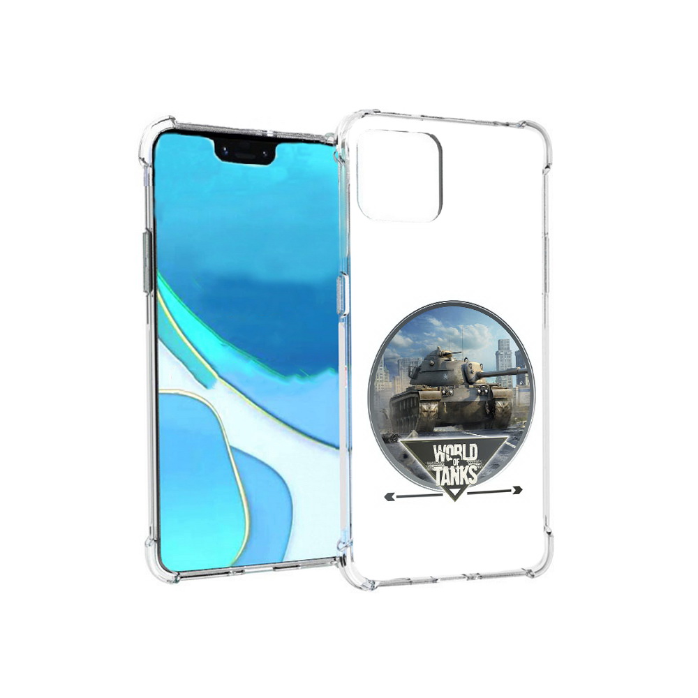 

Чехол MyPads Tocco для Google Pixel 4 XL Мир танков, Прозрачный, Tocco