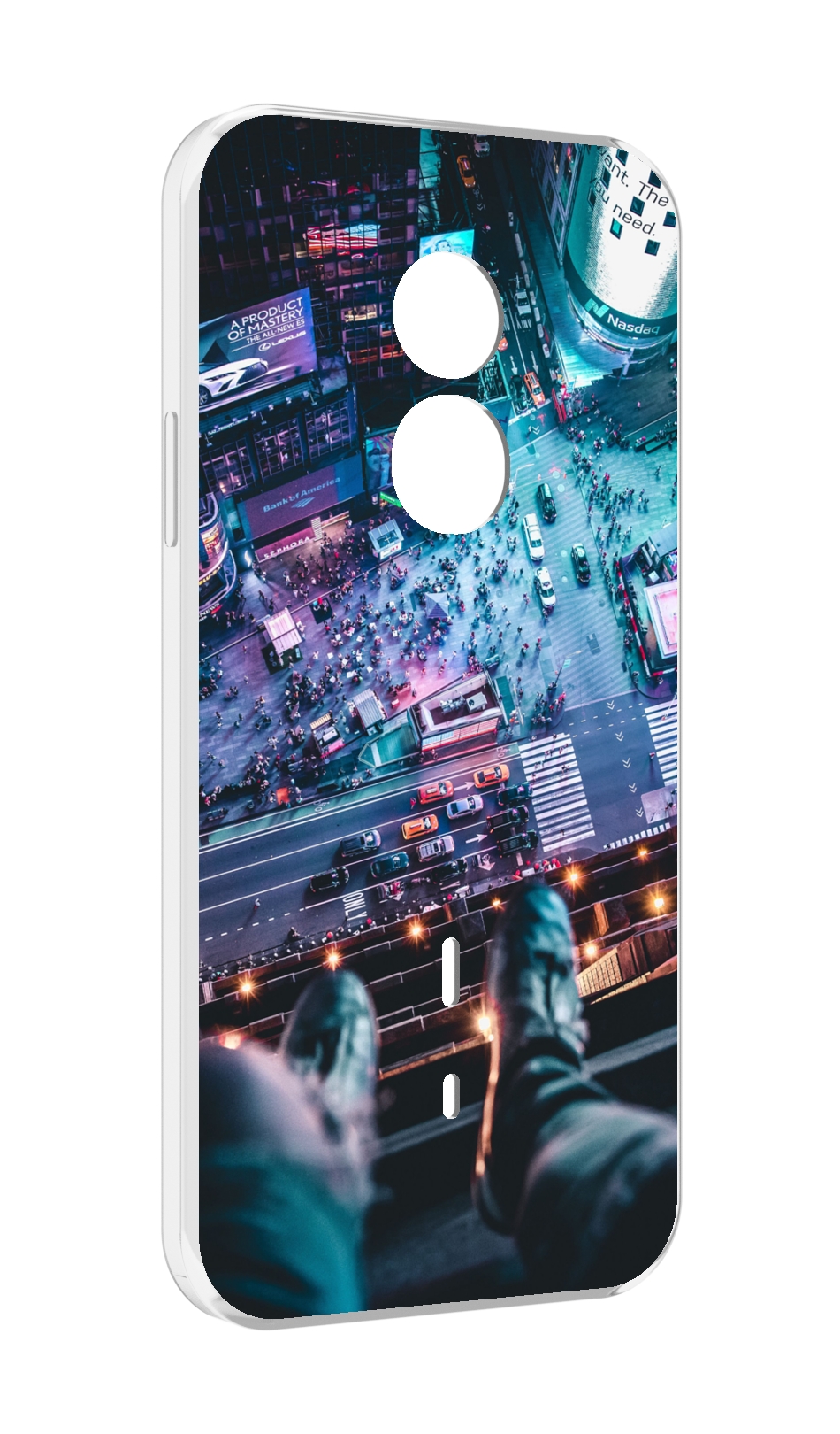 

Чехол MyPads парень на крыше для Doogee S51, Прозрачный, Tocco