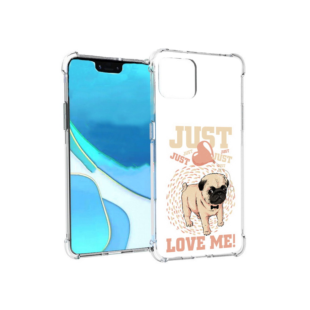 

Чехол MyPads Tocco для Google Pixel 4 XL Люби меня, Прозрачный, Tocco