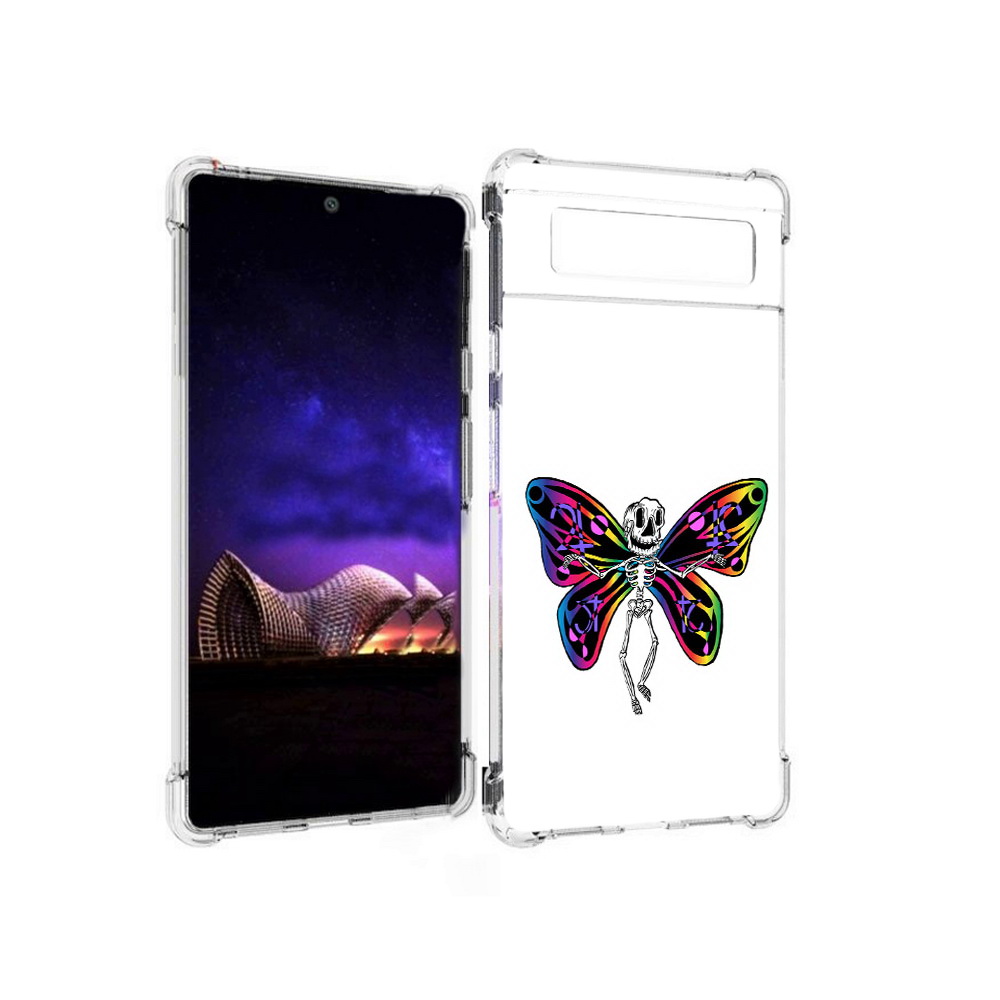 

Чехол MyPads Tocco для Google Pixel 6 эффект бабочки, Прозрачный, Tocco