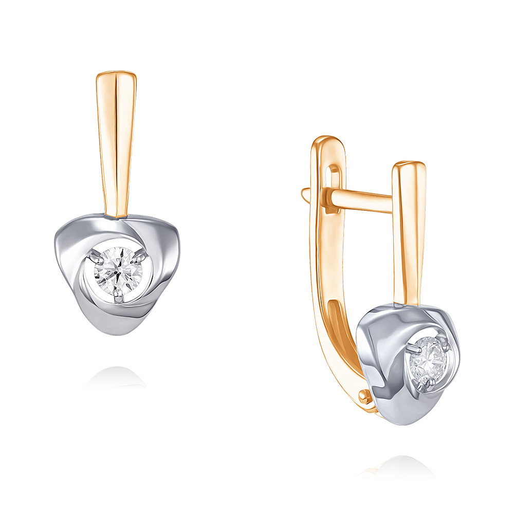 

Серьги из красного золота ADAMAS 24040903/01-А50Д-41, бриллиант, 24040903/01-А50Д-41