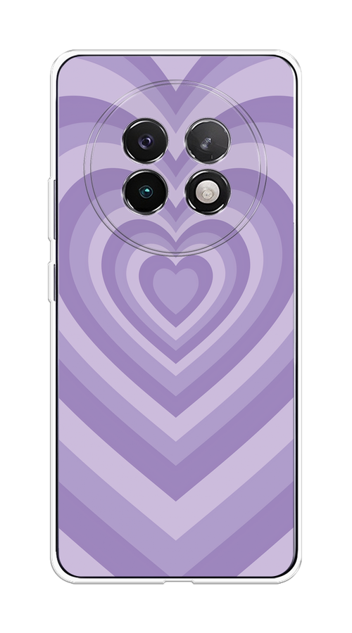 

Чехол на Realme 13+ "Violet heart latte", Фиолетовый, 2518750-1