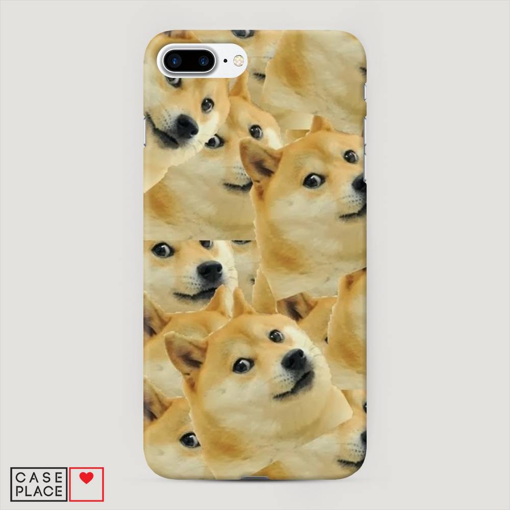 

Пластиковый чехол "Собака-подозревака фон" на Apple iPhone 8 Plus, 10920-7